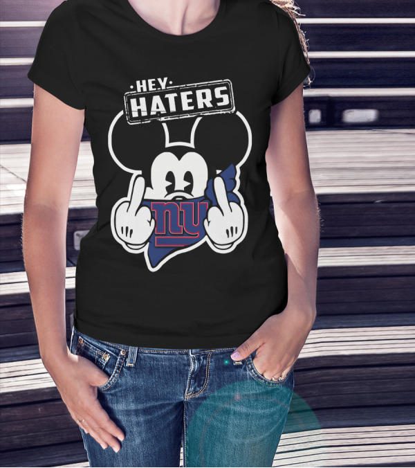 Hey Haters Mick V2 New York Giants T-Shirt