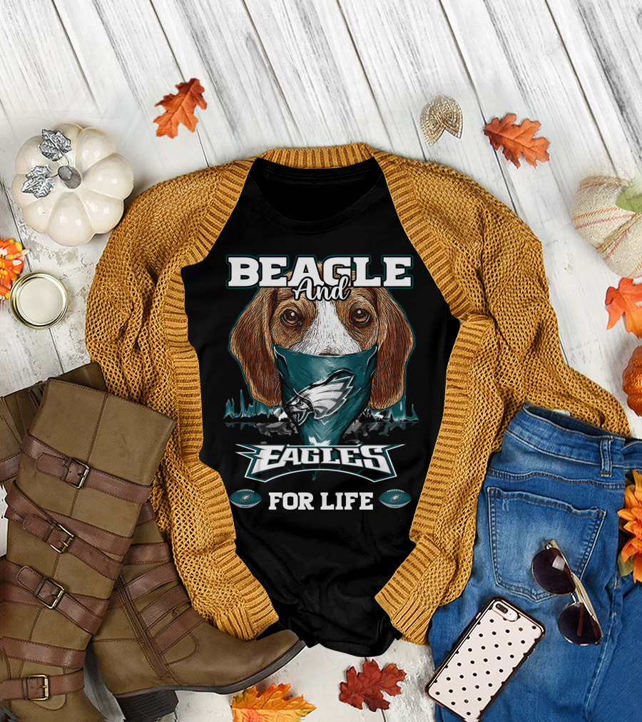 BEAGLE AND EAGLES FOR LIFE T-Shirt