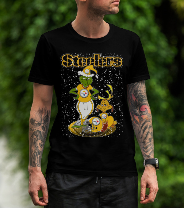 Steelers Grinchxmas Christmas Football T-Shirt