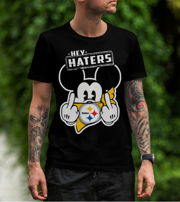 Hey Haters Mick V2 Pittsburgh Steelers T-Shirt