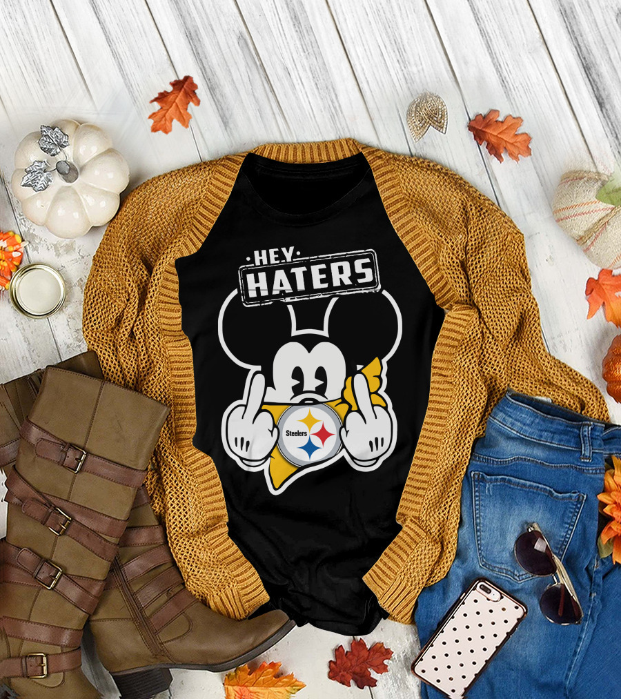Hey Haters Mick V2 Pittsburgh Steelers T-Shirt