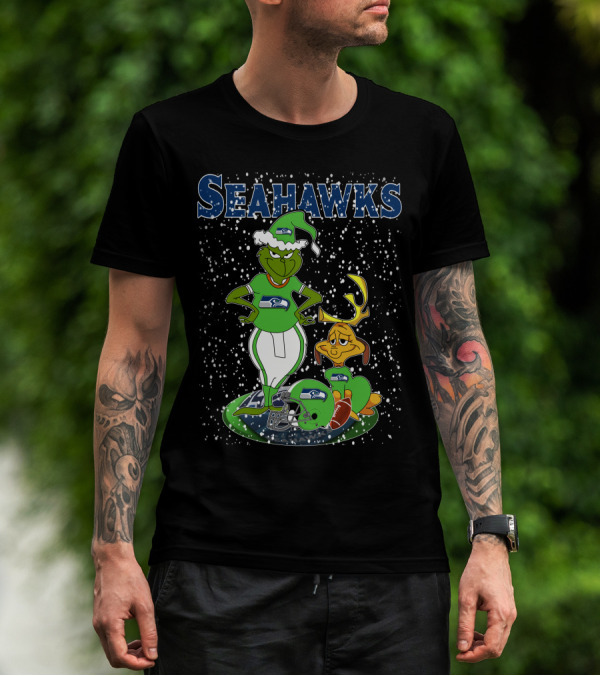 Seahawks Grinchxmas Seattle Seahawks T-Shirt