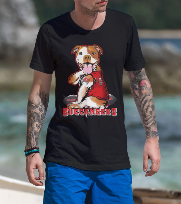 Tampa Bay Buccaneers Pittbull Football T-Shirt