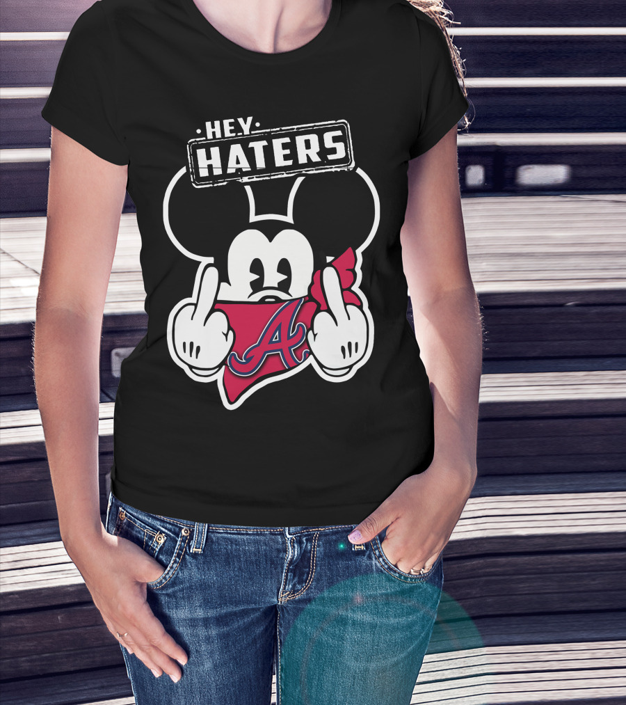 Hey Haters Mick V2 Atlanta Braves T-Shirt