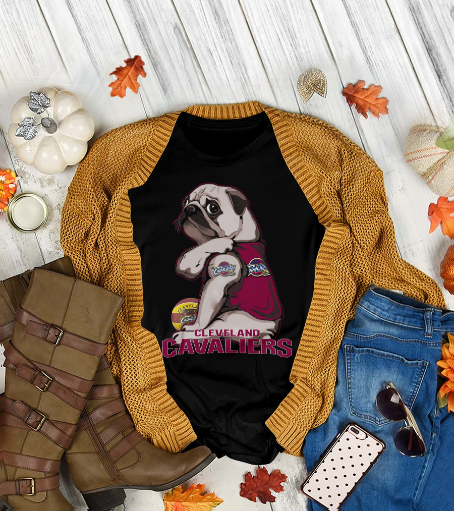 Cleveland Cavaliers Pug Basketball Team T-Shirt