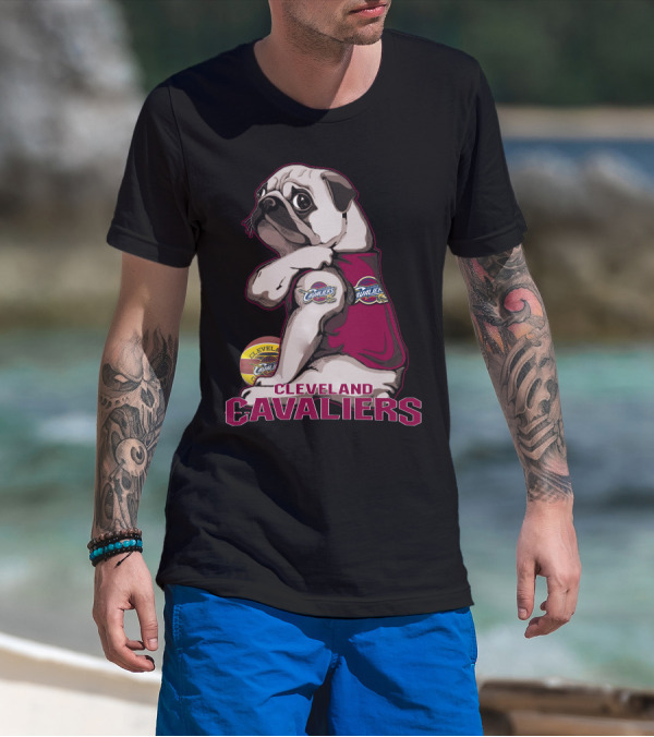 Cleveland Cavaliers Pug Basketball Team T-Shirt