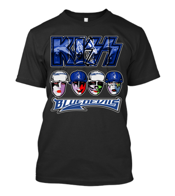 KISS Duke Blue Devils Face Paint T-Shirt