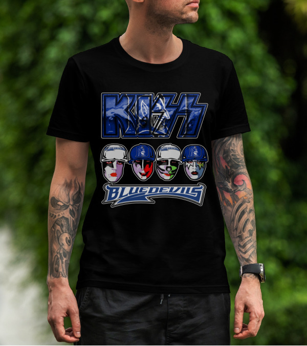 KISS Duke Blue Devils Face Paint T-Shirt