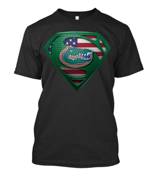 Florida Gators Super Logo American Flag T-Shirt
