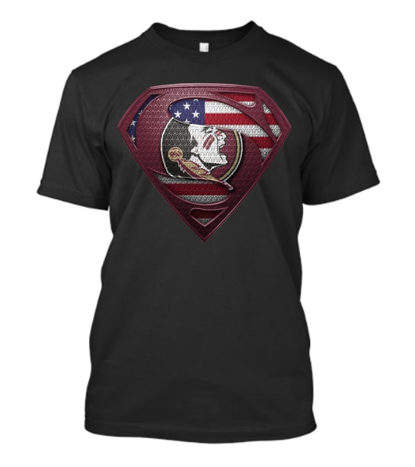 Florida State Seminoles Superhero Flag T-Shirt