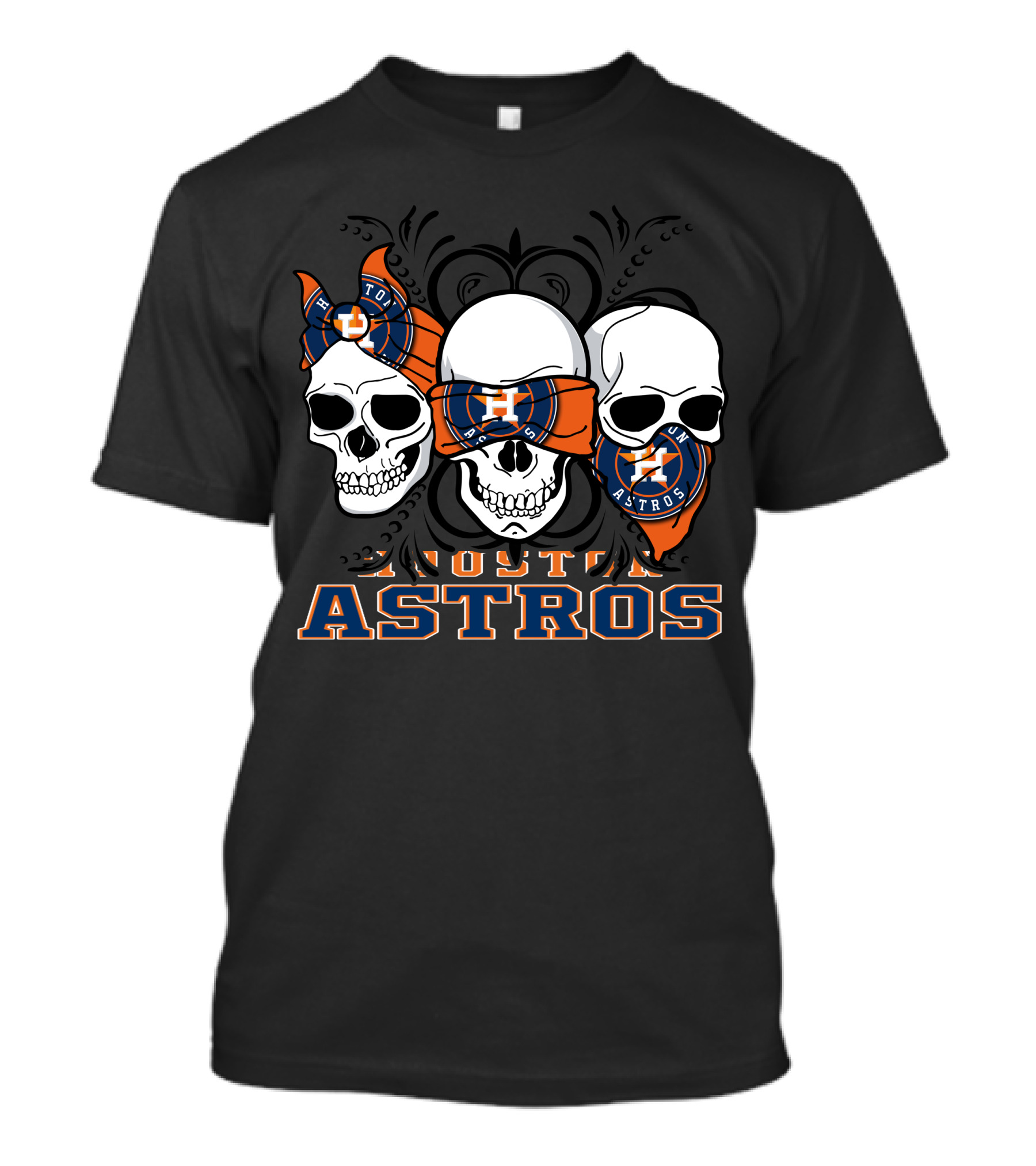Skull Houston Astros T-Shirt
