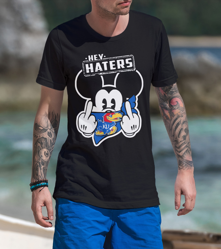 Hey Haters KU Kansas Jayhawks Mick T-Shirt