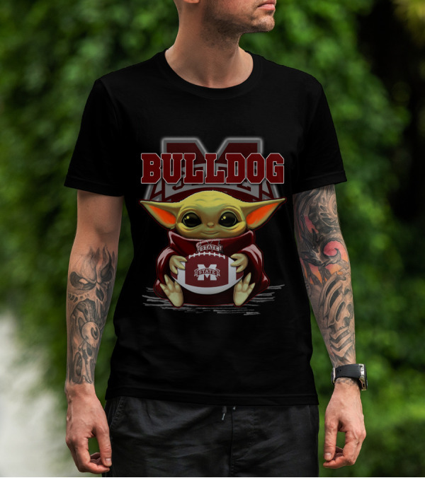 Yoda Mississippi State Bulldog Football Fan T-Shirt