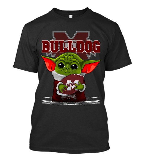 Bulldog Yoda Mississippi State Football T-Shirt