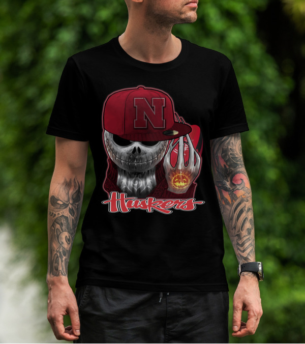 Jackskull Huskers N Logo Nebraska Cornhuskers T-Shirt