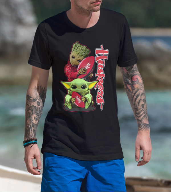 Grzd Nebraska Cornhuskers Huskers Football Baby Alien Tree Creature T-Shirt