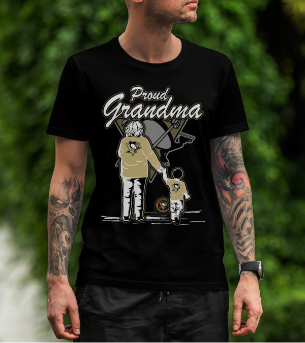 Proud Grandma Pittsburgh Penguins Family T-Shirt
