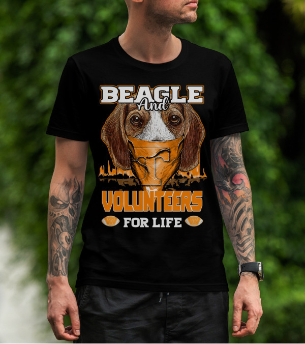Beagle And Volunteers For Life Tennessee Volunteers T-Shirt