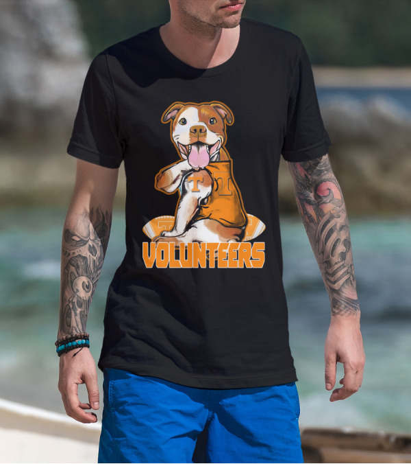 Pittbull Volunteers T-Shirt Tennessee Football T-Shirt