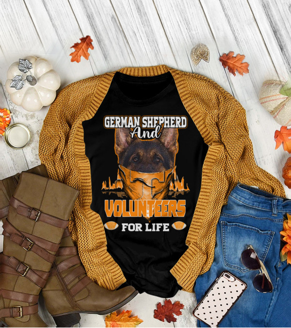 German Shepherd And Volunteers For Life T-Shirt