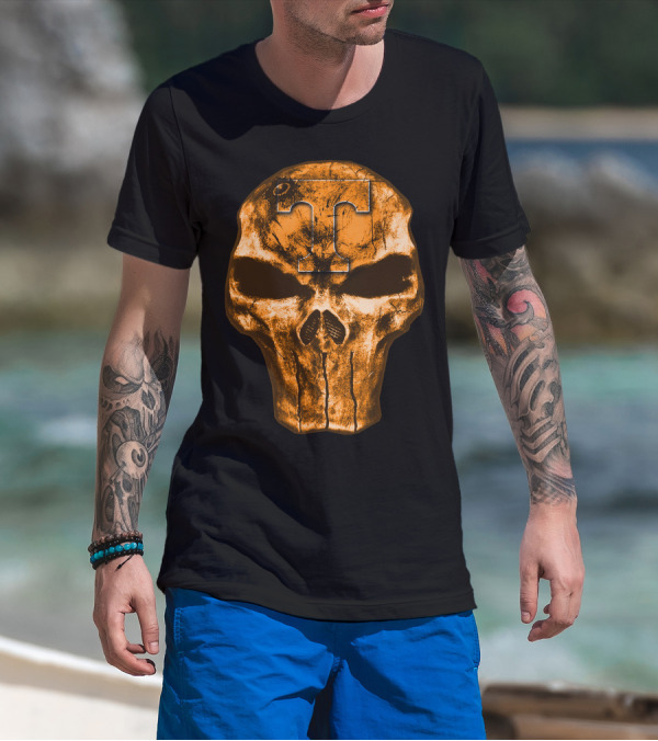 Skull Tennessee Volunteers T T-Shirt
