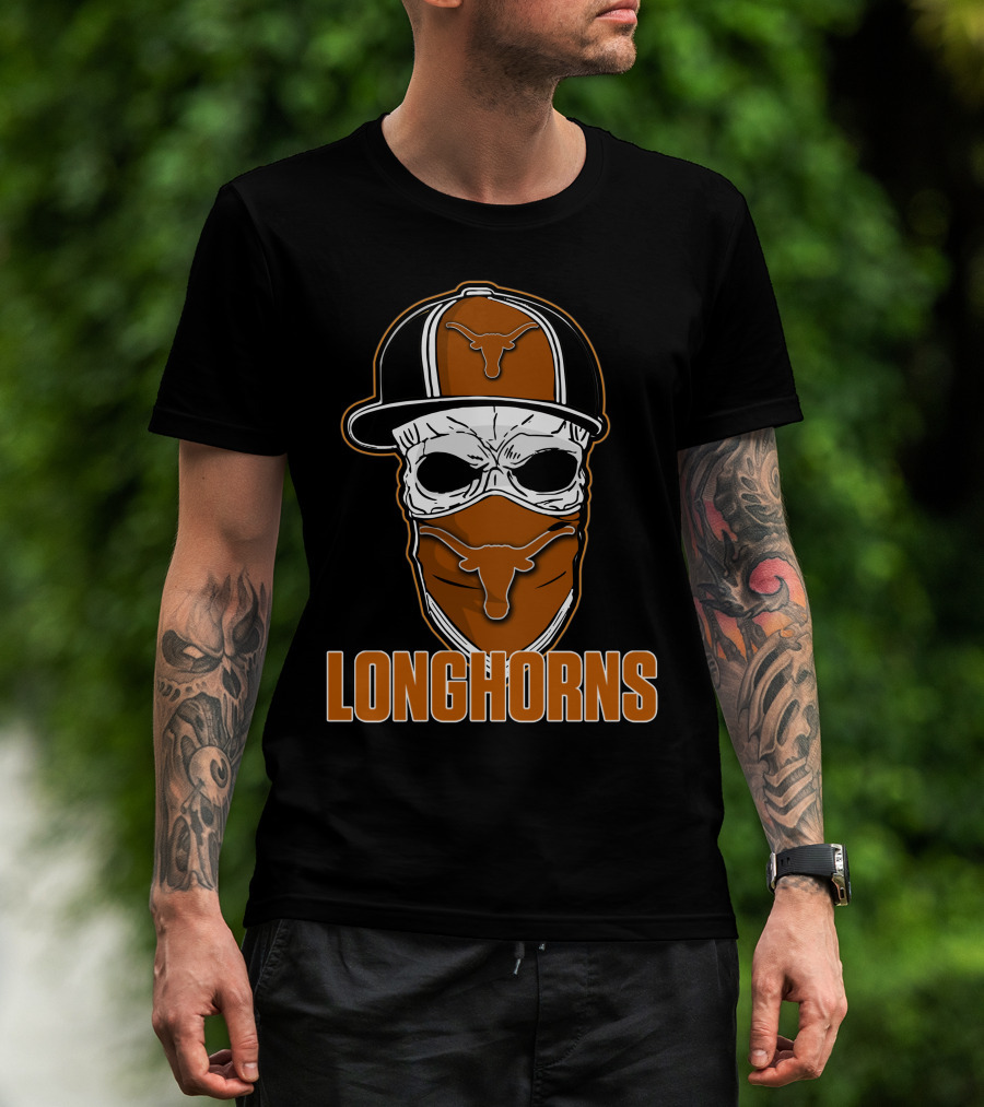 Skull Hat Longhorns Texas Iconic T-Shirt