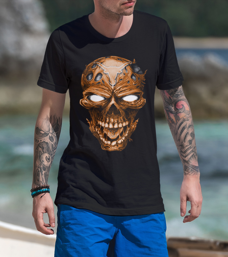 Texas Longhorns Skull T-Shirt