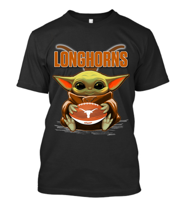LONGHORNS YODA FOOTBALL TEXAS T-Shirt