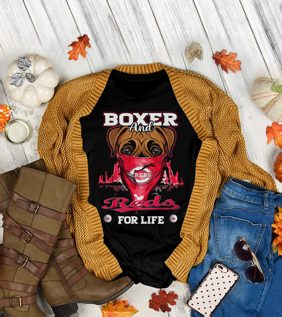 Boxer And Reds For Life T-Shirt
