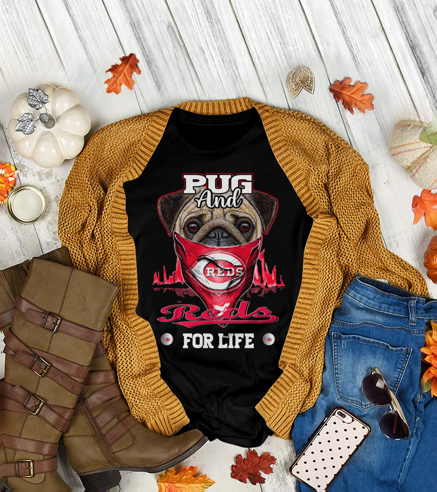 Pug and Reds for Life T-Shirt