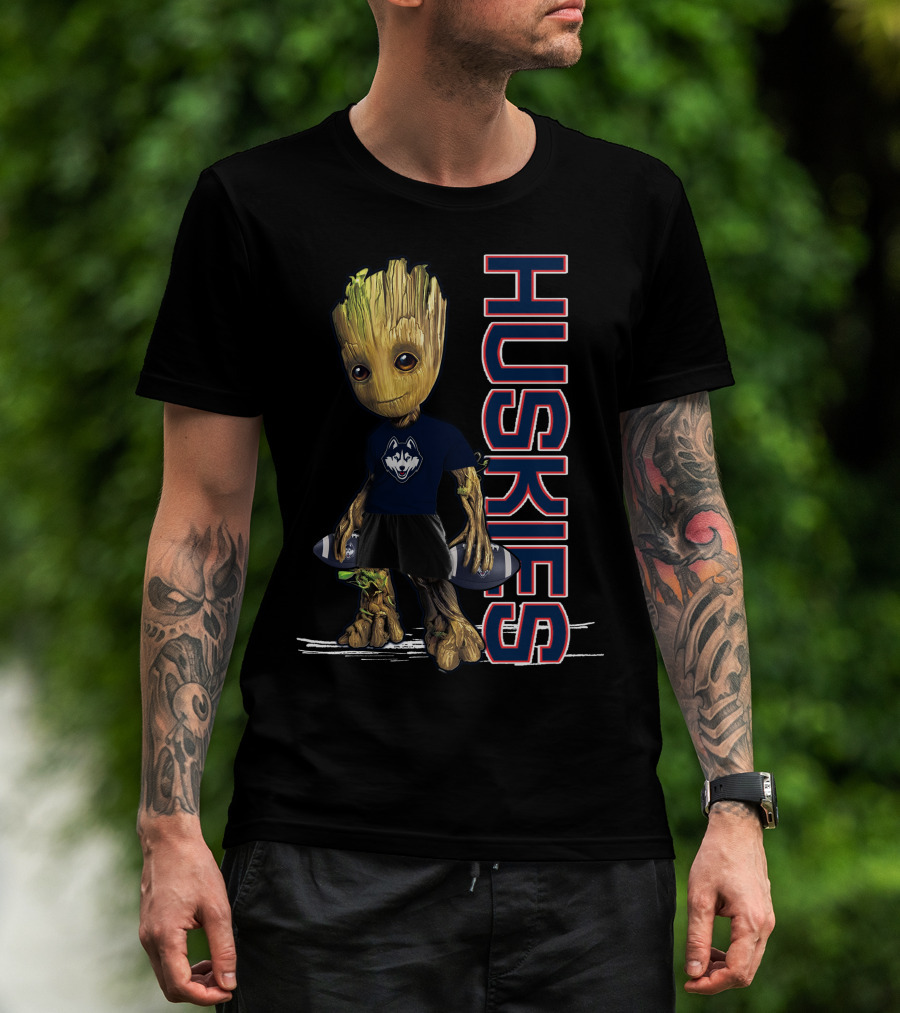 Groot Huskies UConn Football Fan T-Shirt
