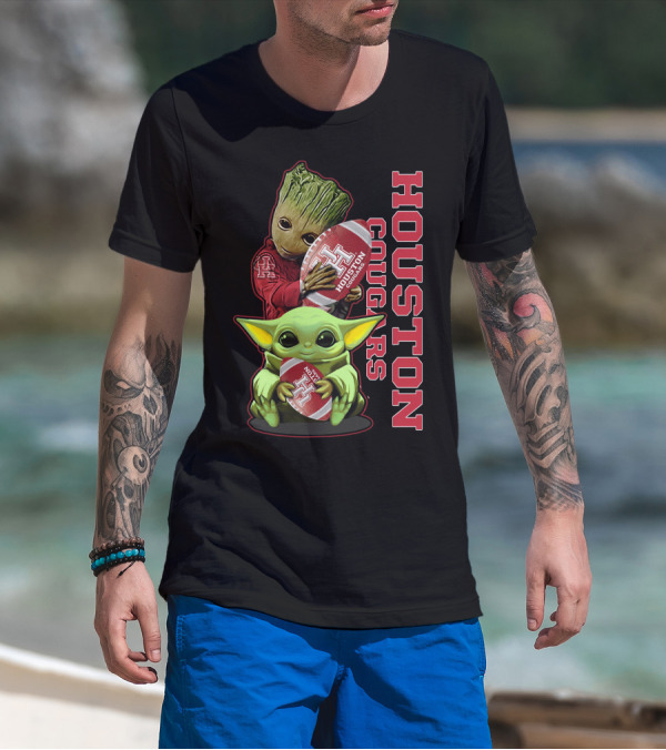 Grzd Houston Cougars Football Baby Alien Tree Creature T-Shirt