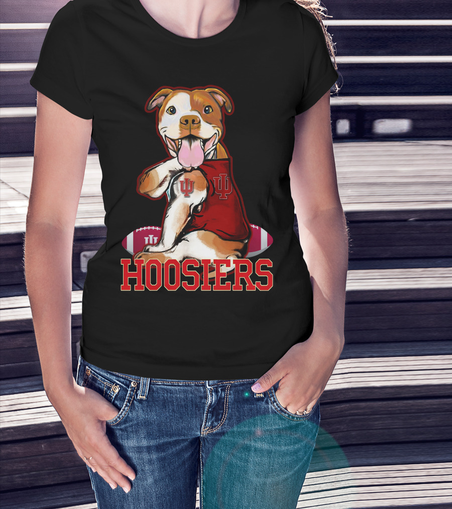 Indiana Hoosiers Pittbull IU Football T-Shirt