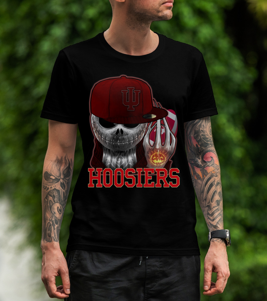 Jackskull Hoosiers Indiana University T-Shirt