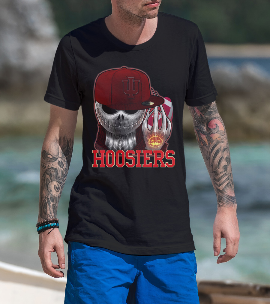 Jackskull Hoosiers Indiana University T-Shirt