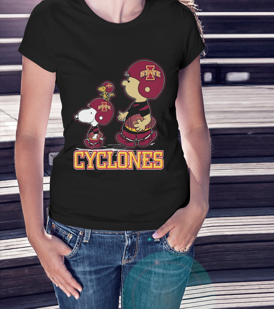 Snpfootball Cyclones Iowa State Peanuts Collection T-Shirt