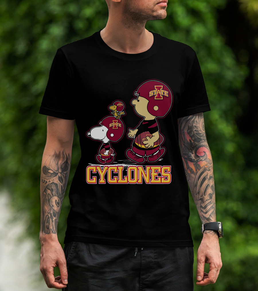 Snpfootball Cyclones Iowa State Peanuts Collection T-Shirt