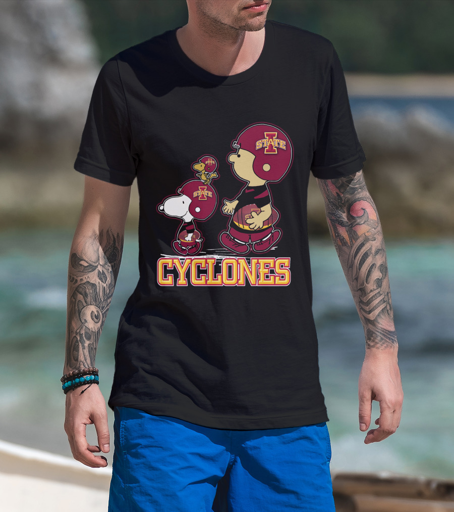Snpfootball Cyclones Iowa State Peanuts Collection T-Shirt