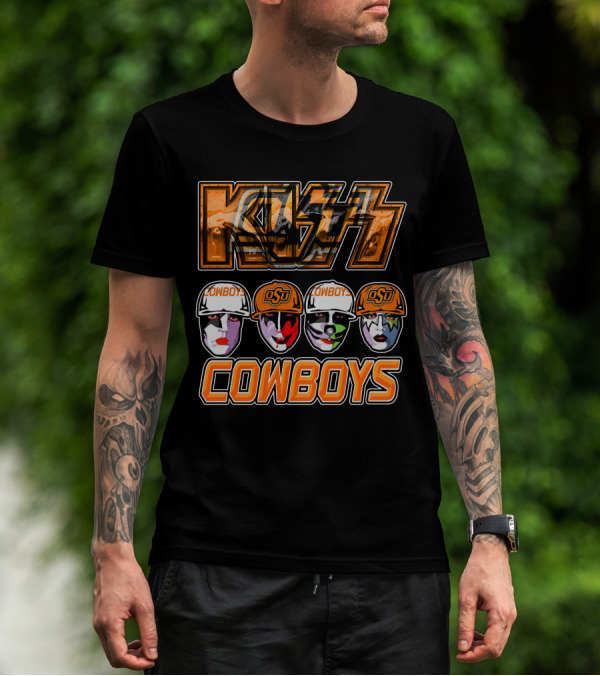 KISS Oklahoma State Cowboys OSU Fan T-Shirt