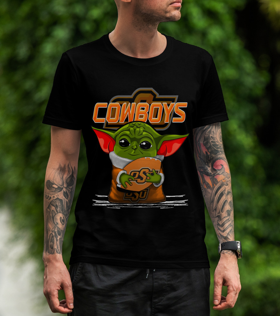 Cowboys OSU Yoda Football Fan T-Shirt