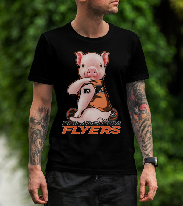 Philadelphia Flyers Pig Mascot T-Shirt