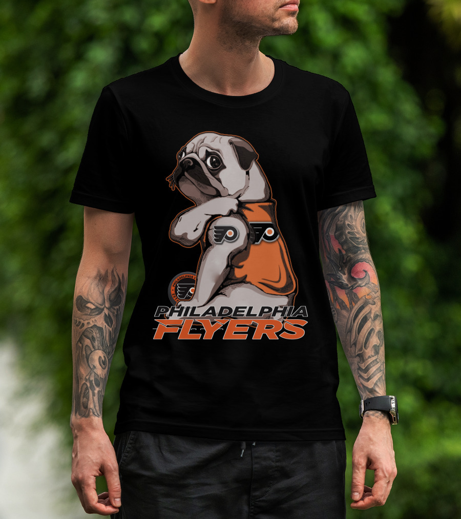 Philadelphia Flyers Pug Mascot T-Shirt