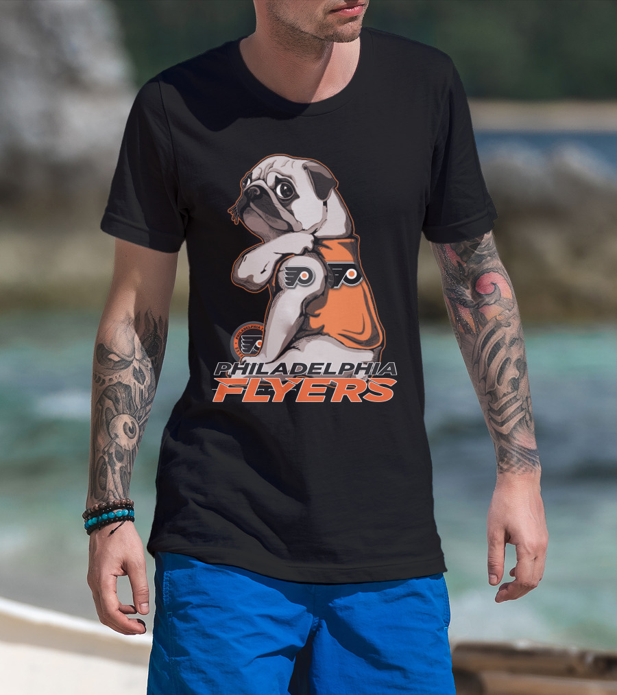 Philadelphia Flyers Pug Mascot T-Shirt
