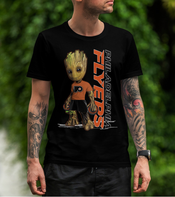 Philadelphia Flyers Groot Hockey Fan T-Shirt