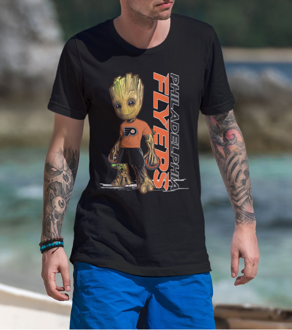 Philadelphia Flyers Groot Hockey Fan T-Shirt