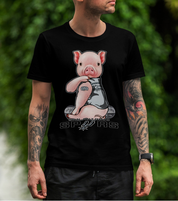 San Antonio Spurs Pig With Spurs T-Shirt