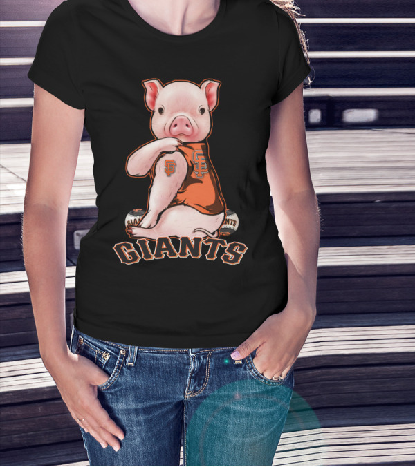 San Francisco Giants Pig Baseball Fan T-Shirt
