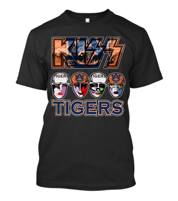 KISS Auburn Tigers Band Fan T-Shirt