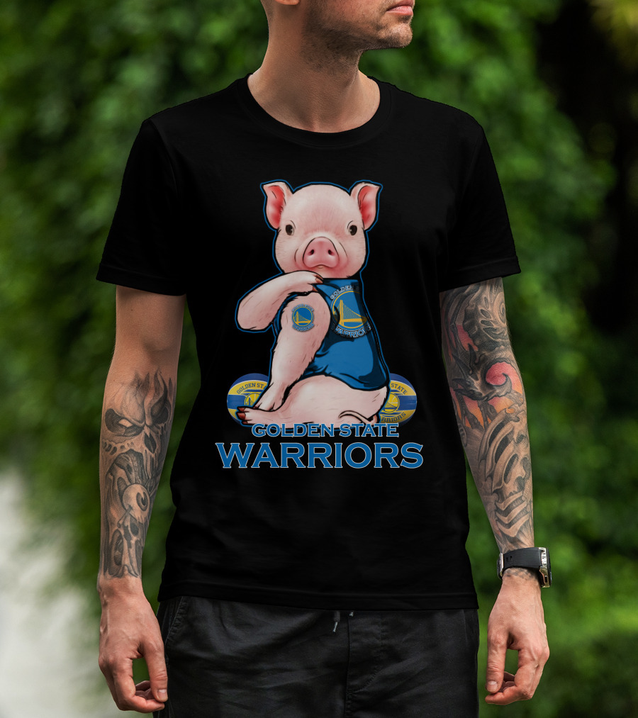 Golden State Warriors Pig Basketball Team Fan T-Shirt