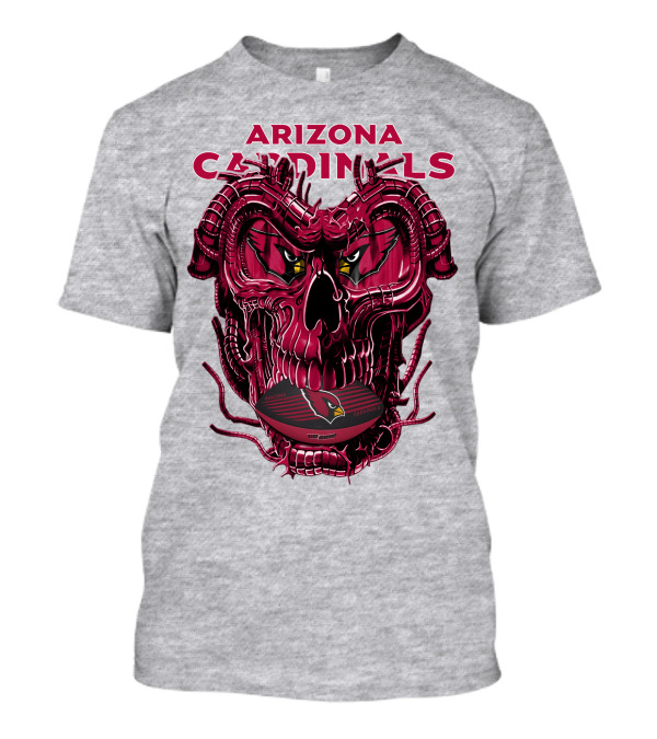 Arizona Cardinals Dragonskull Fusion Gridiron T-Shirt
